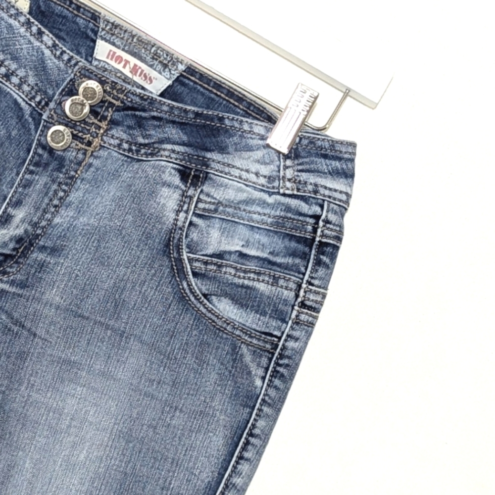 Hot Kiss | Vintage | High Waisted | Skinny Lily | y2k | Casual | Streetwear | - Picture 4 of 9